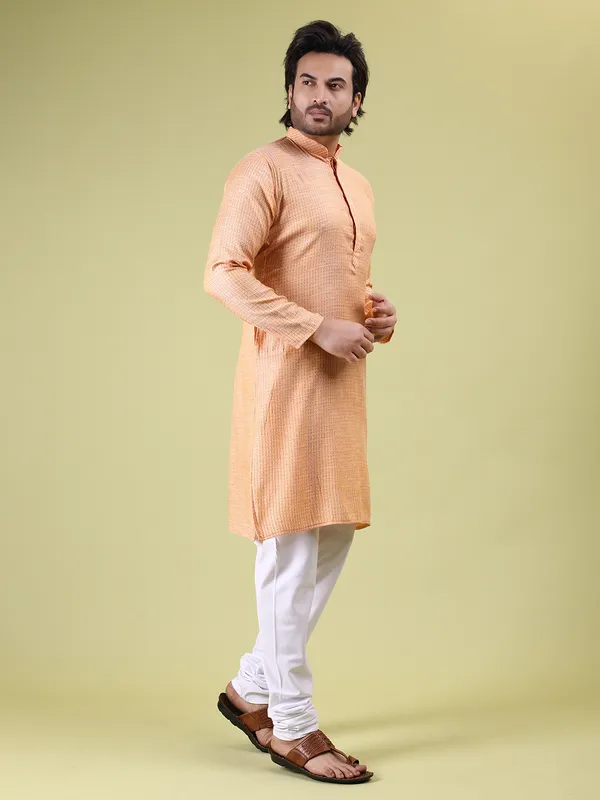 Mens_Cotton_Rayon_Self_Design_Kurta