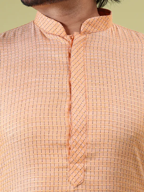 Mens_Cotton_Rayon_Self_Design_Kurta