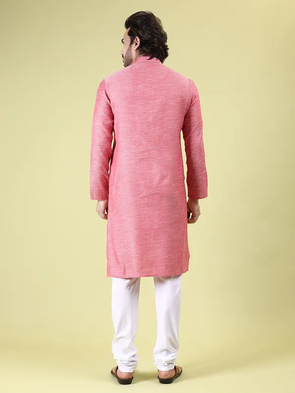 Mens_Cotton_Rayon_Self_Design_Kurta