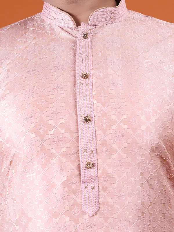 Mens_Cotton_Silk_Resham_Embroidery_With_Hand_Work__Kurta