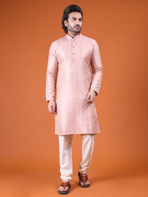 Mens_Cotton_Silk_Resham_Embroidery_With_Hand_Work__Kurta