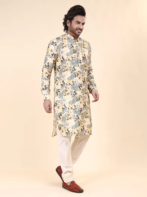 Mens_Art_Silk_Digital_Print_with_sequined_work_Kurta