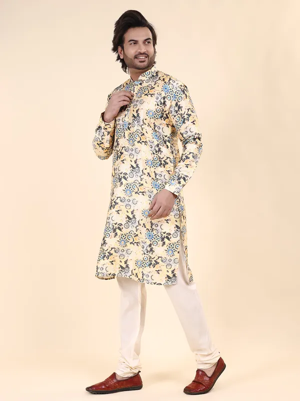 Mens_Art_Silk_Digital_Print_with_sequined_work_Kurta