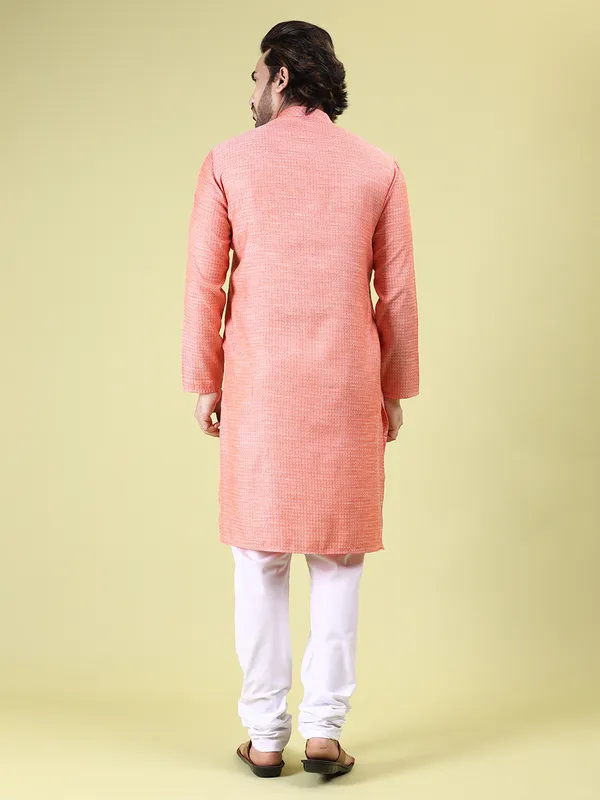 Mens_Cotton_Rayon_Self_Design_Kurta