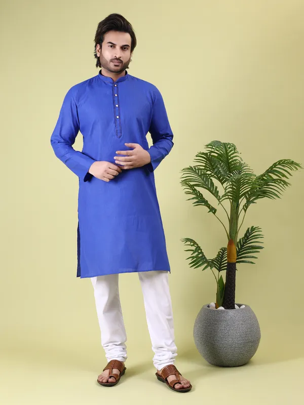 Mens_Cotton_Striped_with_Printex_Kurta