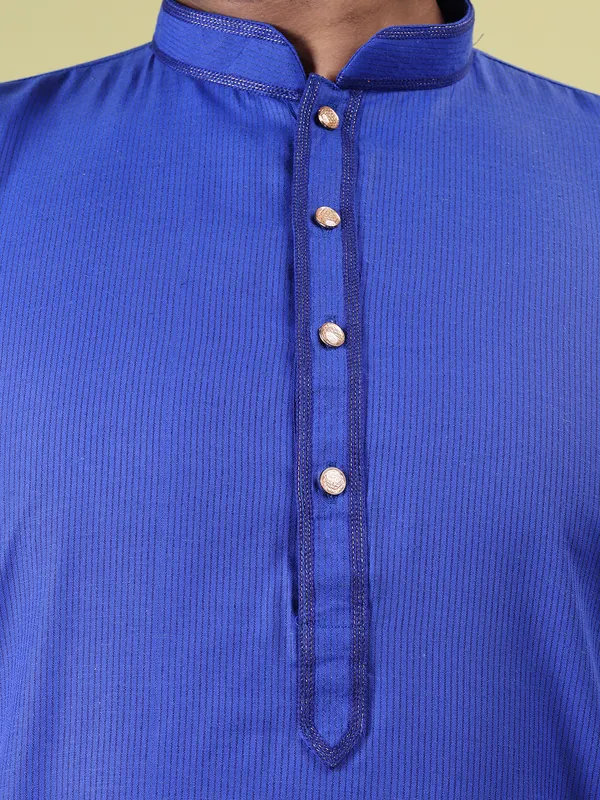 Mens_Cotton_Striped_with_Printex_Kurta