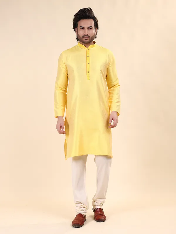 Mens_Cotton_Rayon_Self_Design_with_Printex_Kurta