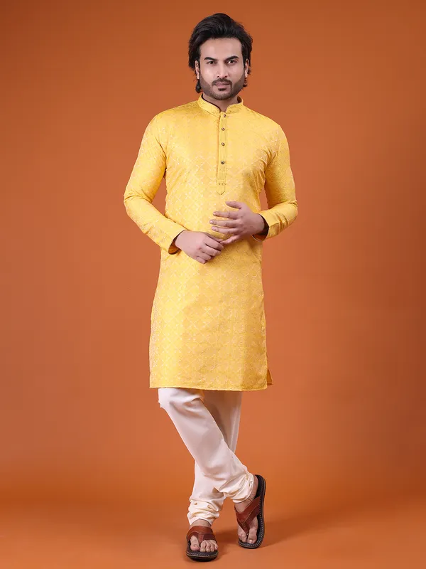 Mens_Cotton_Silk_Resham_Embroidery_With_Hand_Work__Kurta