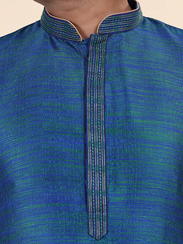 Mens_Art_Silk_Self_Design_with_Printex_Kurta