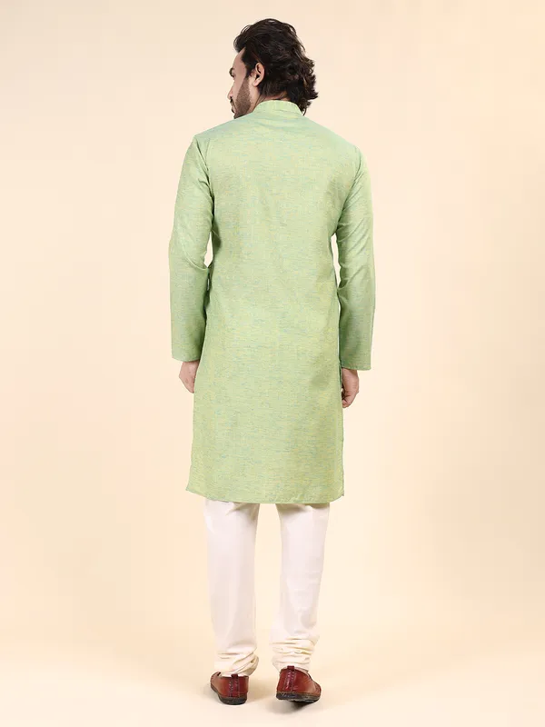 Mens_Cotton_Dobby_Woven_Design_Kurta