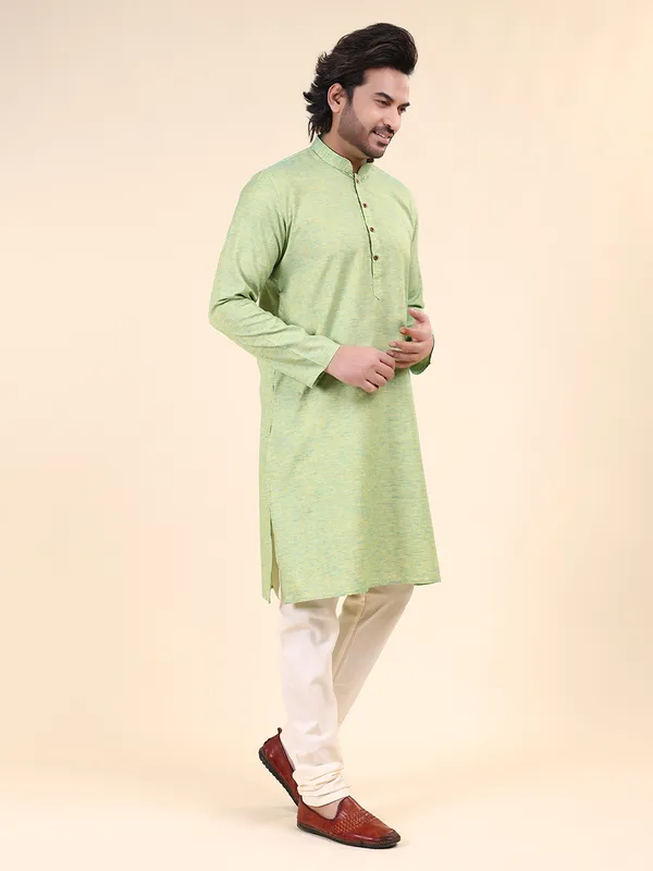 Mens_Cotton_Dobby_Woven_Design_Kurta