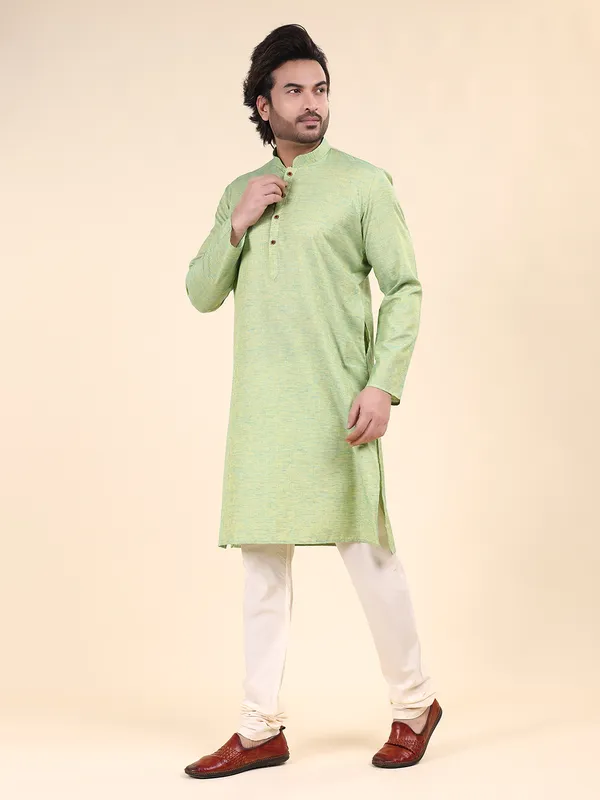 Mens_Cotton_Dobby_Woven_Design_Kurta