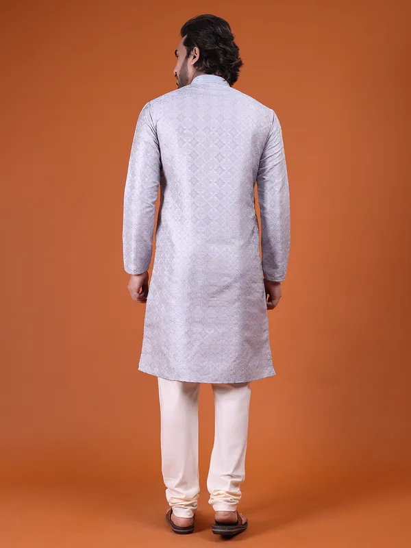 Mens_Cotton_Silk_Resham_Embroidery_With_Hand_Work__Kurta