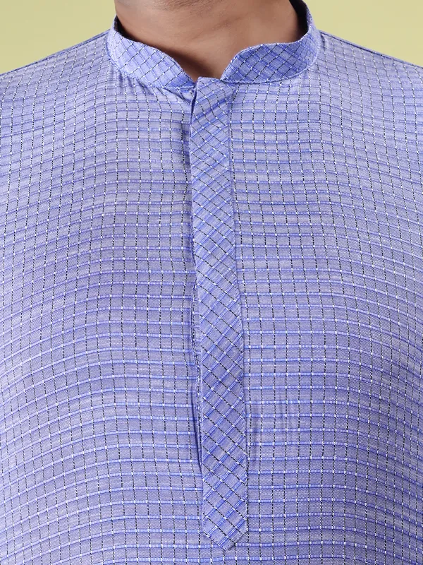 Mens_Cotton_Rayon_Self_Design_Kurta