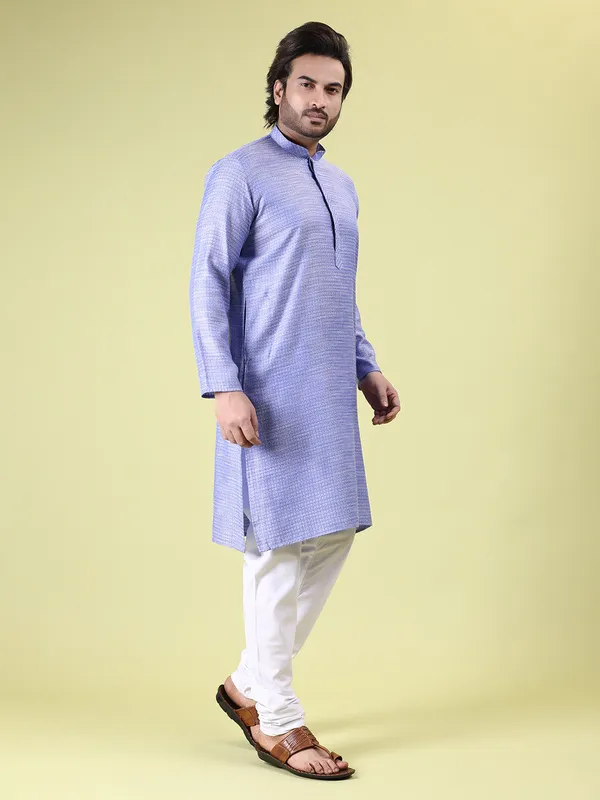 Mens_Cotton_Rayon_Self_Design_Kurta