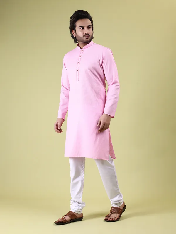 Mens_Cotton_Striped_with_Printex_Kurta