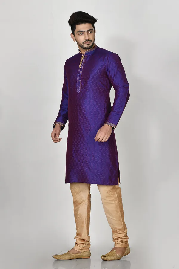 Purple_Silk_Fabric_Resham_Embroidery_Kurta_Pajama_Set