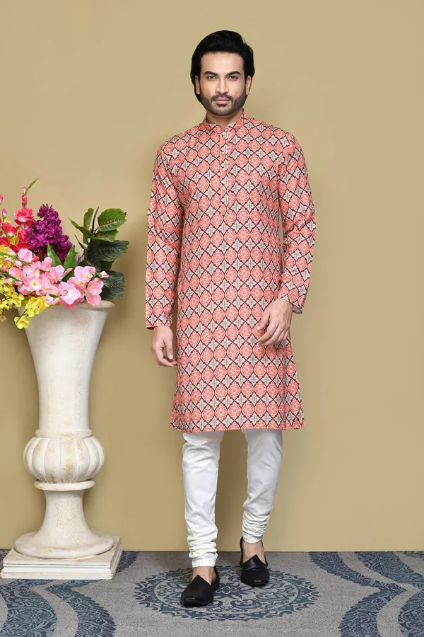 Multicolour_Cotton_Fabric_Printed_Kurta_Pajama_Set