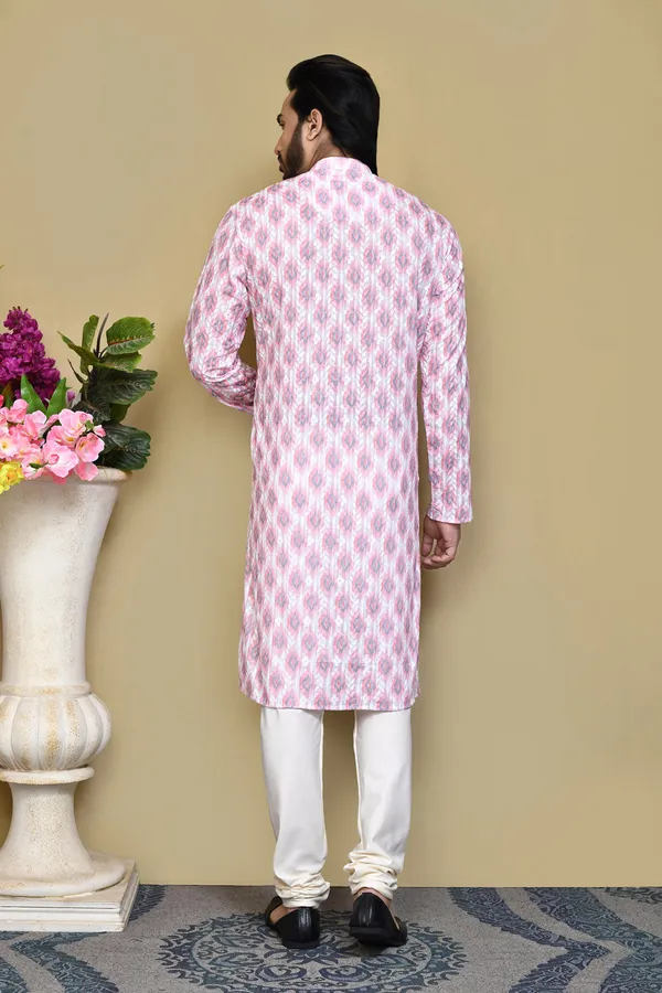 Pink_Cotton_Fabric_Printed_Kurta_Pajama_Set