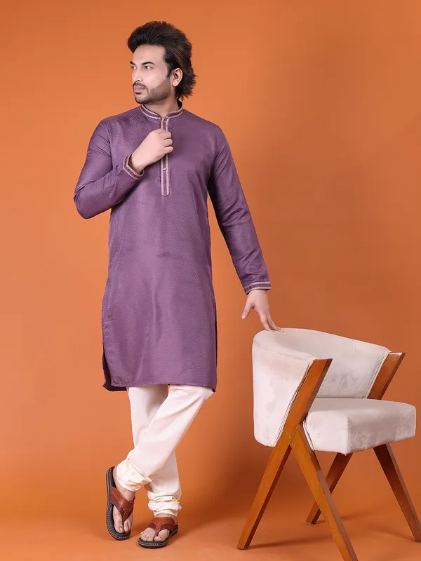 Mens_Cotton_Rayon_Self_Design_with_Printex_Kurta