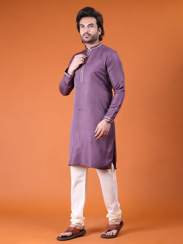 Mens_Cotton_Rayon_Self_Design_with_Printex_Kurta