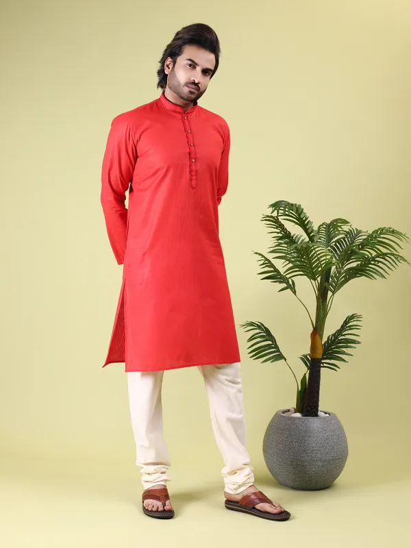 Mens_Cotton_Striped_with_Printex_Kurta