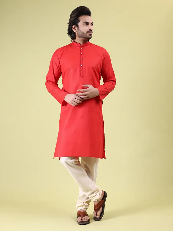 Mens_Cotton_Striped_with_Printex_Kurta