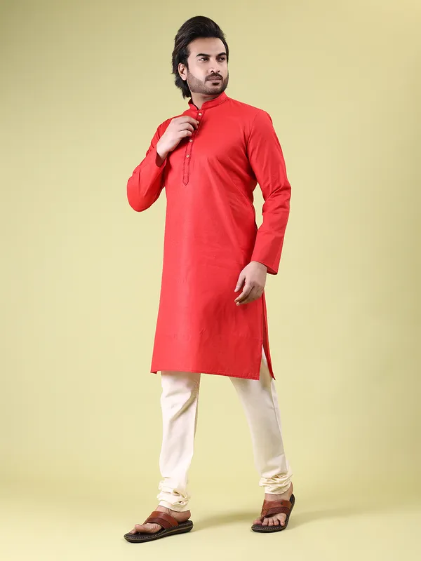 Mens_Cotton_Striped_with_Printex_Kurta