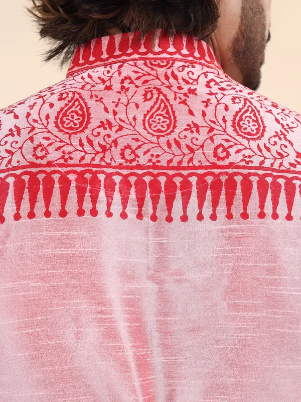 Mens_Silk_Blend_Hand_Block_Print_Kurta