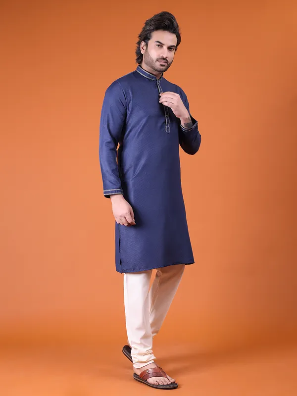 Mens_Cotton_Rayon_Self_Design_with_Printex_Kurta