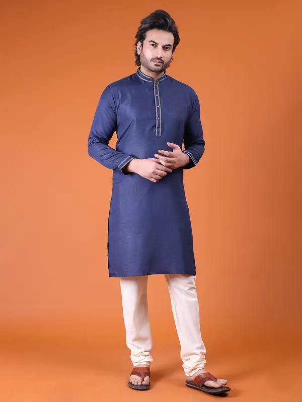 Mens_Cotton_Rayon_Self_Design_with_Printex_Kurta