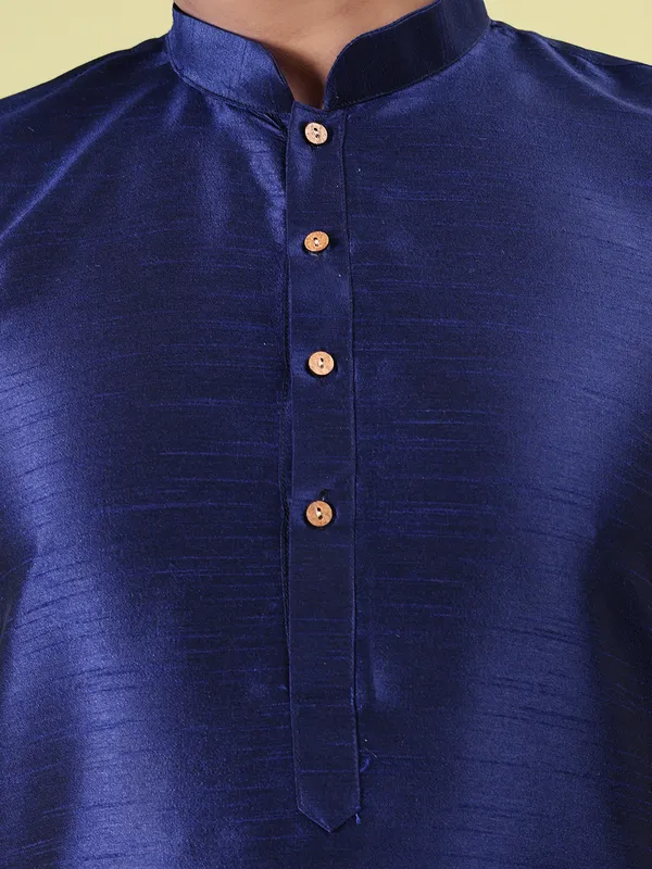Mens_Silk_Blend_Plain_Kurta