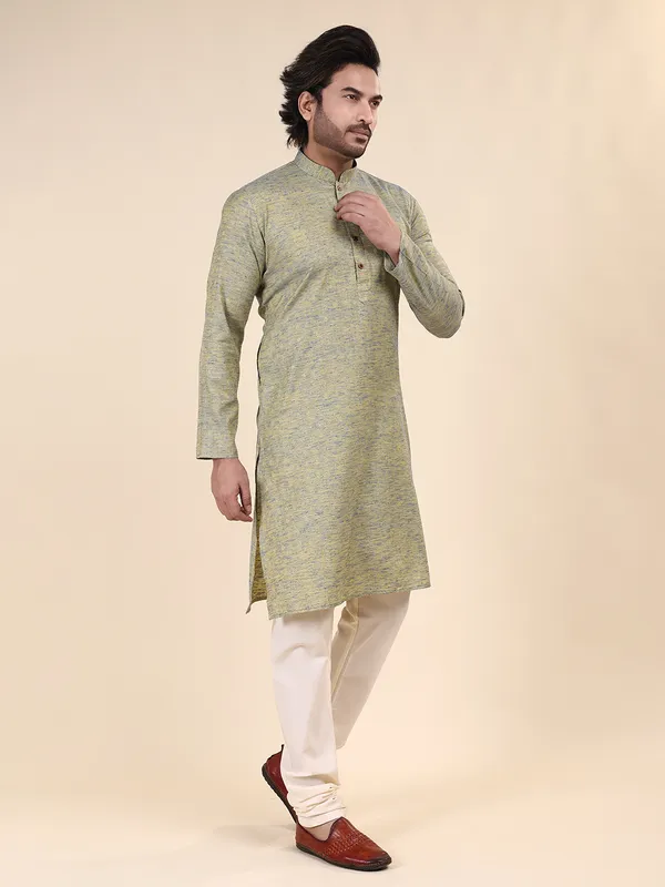 Mens_Cotton_Dobby_Woven_Design_Kurta