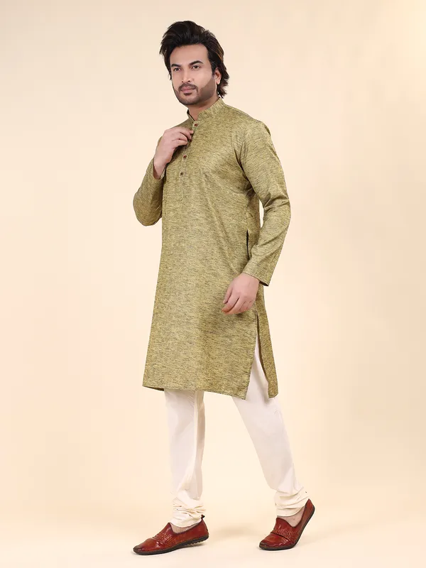 Mens_Cotton_Dobby_Woven_Design_Kurta