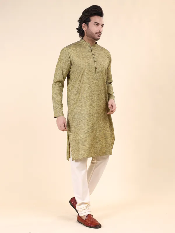 Mens_Cotton_Dobby_Woven_Design_Kurta