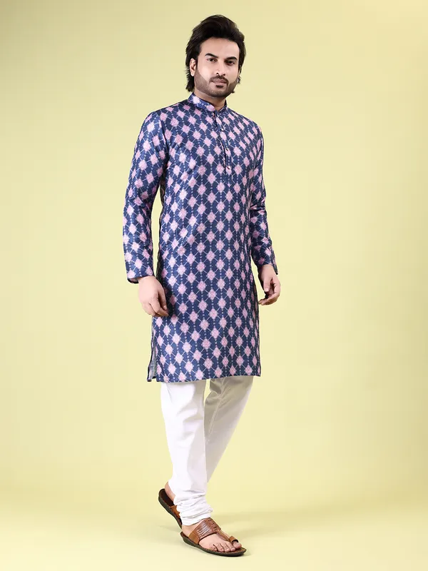 Mens_Art_Silk_Digital_Print_with_sequined_work_Kurta