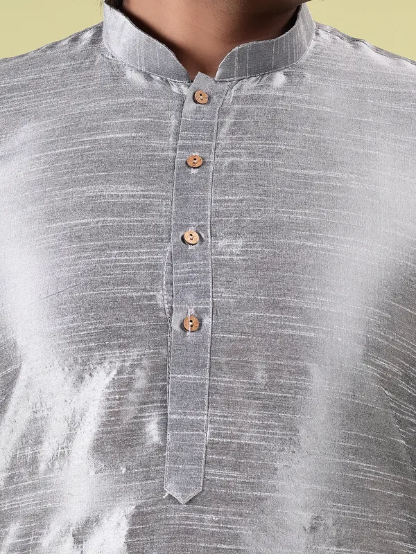Mens_Silk_Blend_Plain_Kurta