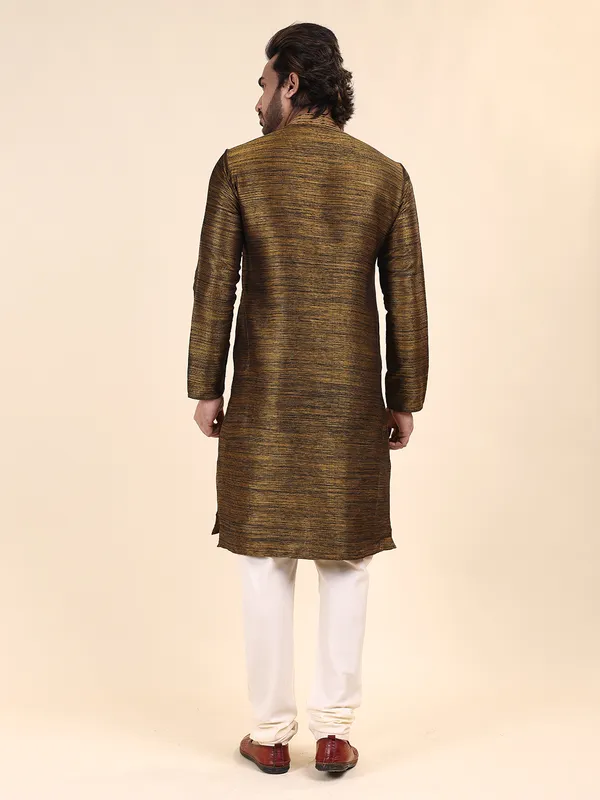 Mens_Art_Silk_Self_Design_with_Printex_Kurta