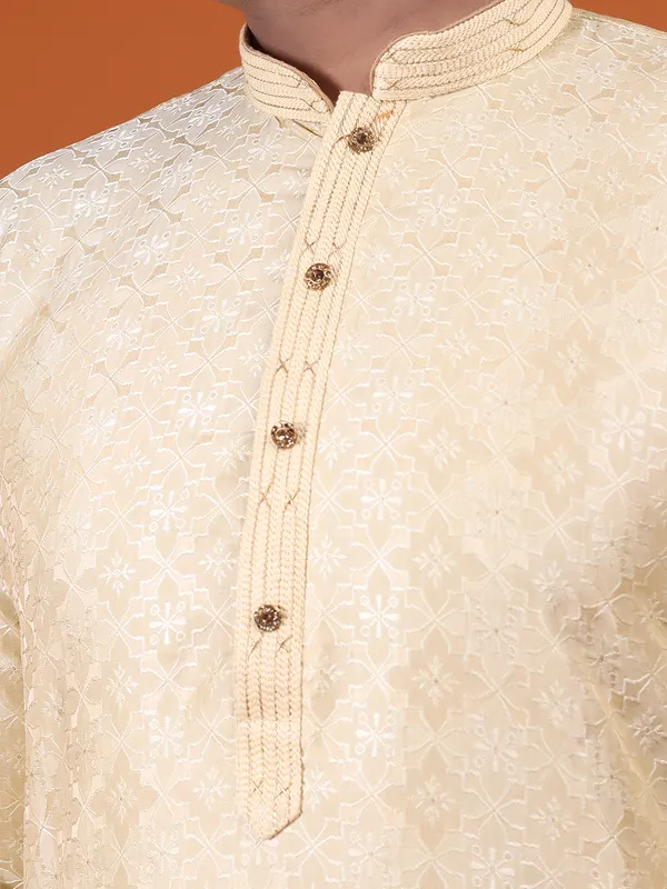 Mens_Cotton_Silk_Resham_Embroidery_With_Hand_Work__Kurta