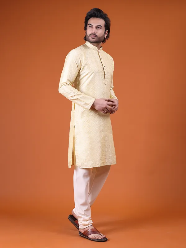 Mens_Cotton_Silk_Resham_Embroidery_With_Hand_Work__Kurta