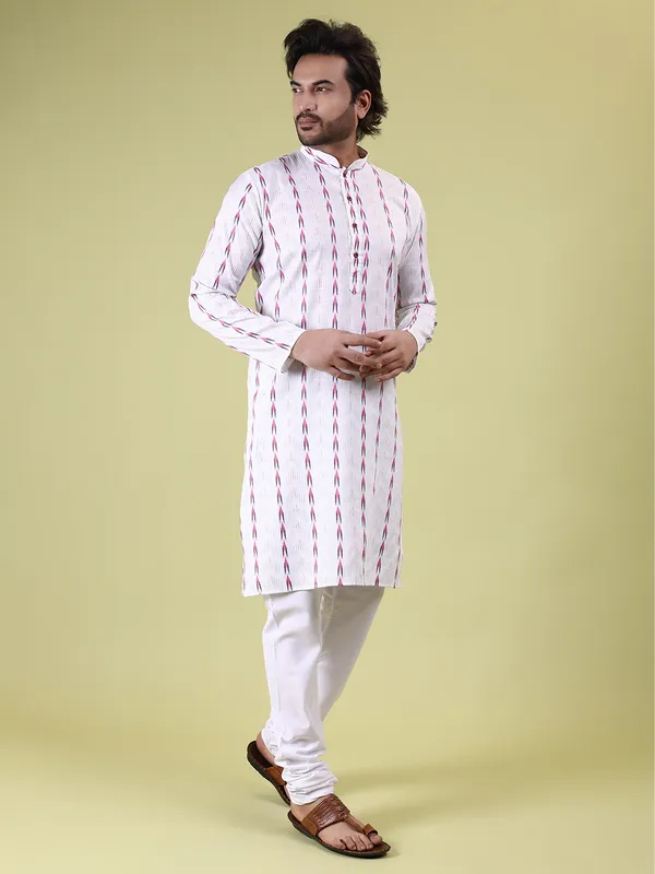 Mens_Cotton_Woven_Design_Kurta