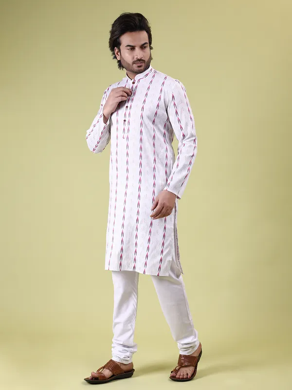 Mens_Cotton_Woven_Design_Kurta
