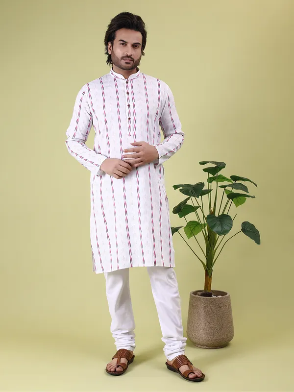 Mens_Cotton_Woven_Design_Kurta
