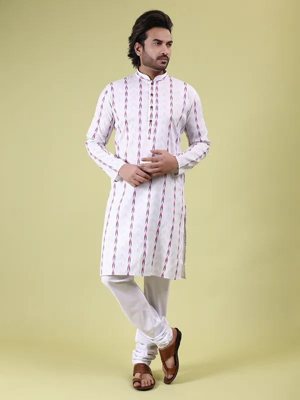 Mens_Cotton_Woven_Design_Kurta