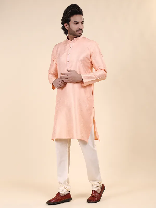 Mens_Cotton_Rayon_Self_Design_with_Printex_Kurta