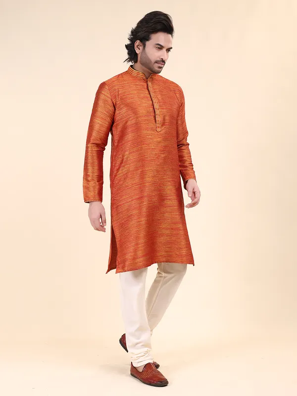 Mens_Art_Silk_Self_Design_with_Printex_Kurta