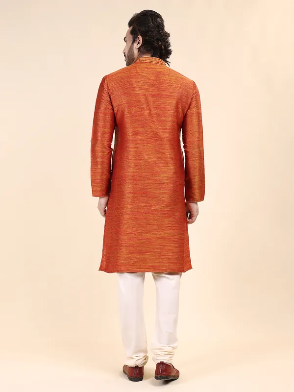 Mens_Art_Silk_Self_Design_with_Printex_Kurta