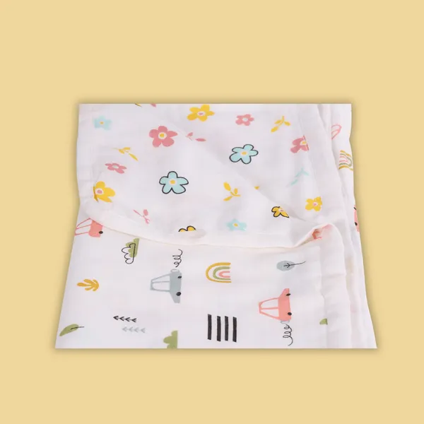 Bus/Flower_Reversible_Blanket