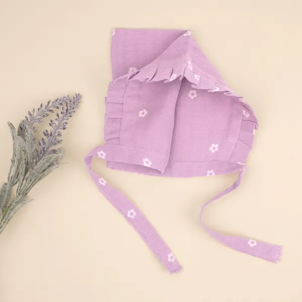 Pack_of_3_Lilac_Bonnet_cap_|_Anti-Bacterial_and_Soft_Materials