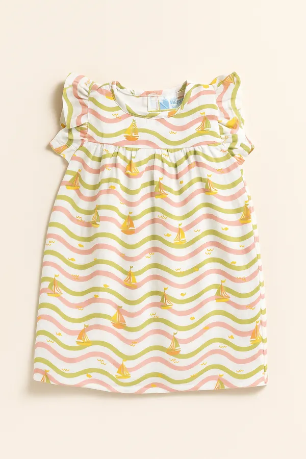 Waves-Muslin_Frock_|_Antibacterial_&_Soft_cotton